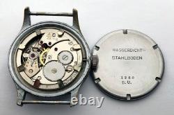 Rare Military Wristwatch German Army FRENCA DU period WW2 DH