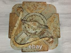 Rare WW2 German Kriegsmarine U-Boat Flak Ammunition Container Lid From Kurland