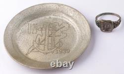 Ring U29 Sword 1939 Plate U-boat WW2 German naval submarine U-Boot Kriegsmarine