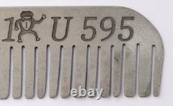 Ring U595 Frog in a tuxedo U-boat WW2 German naval submarine U-Boot Kriegsmarine