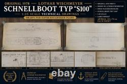 SCHNELLBOOT TYP S100 PLANS 125 Kriegsmarine. German Navy. WISCHMEYER
