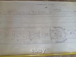 SCHNELLBOOT TYP S100 PLANS 125 Kriegsmarine. German Navy. WISCHMEYER