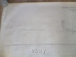 SCHNELLBOOT TYP S100 PLANS 125 Kriegsmarine. German Navy. WISCHMEYER