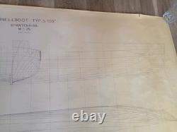 SCHNELLBOOT TYP S100 PLANS 125 Kriegsmarine. German Navy. WISCHMEYER