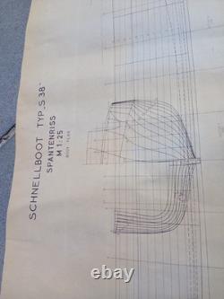 Schnellboot S-38 Plans 125 Kriegsmarine. Lothar Wischmeyer. German Navy boat