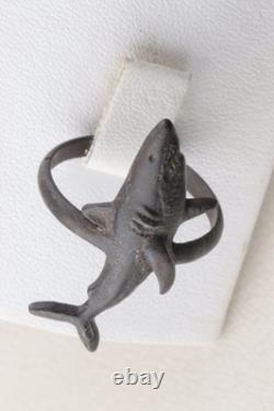 Shark Navy Marine WW2 German ring WWII Kriegsmarine Pendant Germany Army Wehrmac