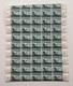 Sheet of 50 German Deutsches Reich Kriegsmarine torpedo boat Postage Stamps