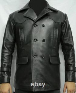 Submarine Kriegsmarine WW2 Flying German Coat Men's Real Leather Army Jacket