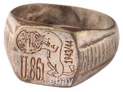 Submarine U861 Panter 1943-44 U-boat WW2 German ring naval U-Boot Kriegsmarine