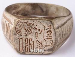 Submarine U861 Panter 1943-44 U-boat WW2 German ring naval U-Boot Kriegsmarine