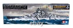 Tamiya 1/350 German Battleship Bismarck WWII Kriegsmarine Model Kit 78013 JAPAN