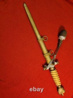 The German Kriegsmarine Dagger. Mark of Manufacturer. WW2