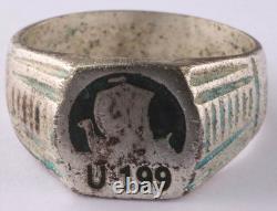 U 199 Navy U-boat WW2 German ring naval submarine U-Boot Kriegsmarine Unterseebo