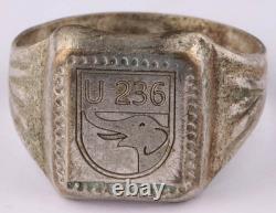 U 236 Elephant U-boat WW2 German ring naval submarine U-Boot Kriegsmarine Navy