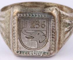 U 236 Elephant U-boat WW2 German ring naval submarine U-Boot Kriegsmarine Navy