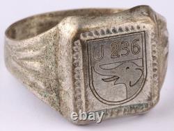 U 236 Elephant U-boat WW2 German ring naval submarine U-Boot Kriegsmarine Navy