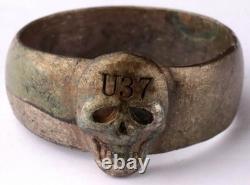 U 37 1939-44 U-boat WW2 German ring naval submarine U-Boot Kriegsmarine Navy WWI
