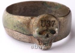 U 37 1939-44 U-boat WW2 German ring naval submarine U-Boot Kriegsmarine Navy WWI