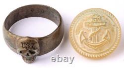 U 37 1939-44 U-boat WW2 German ring naval submarine U-Boot Kriegsmarine Navy WWI