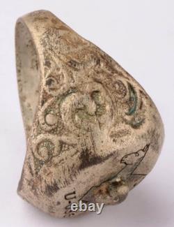 U-636 Shull U-boat WW2 Horse head German ring naval submarine U-Boot Kriegsmarin