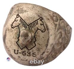 U-636 Shull U-boat WW2 Horse head German ring naval submarine U-Boot Kriegsmarin