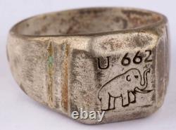U 662 Elephant U-boat WW2 German ring naval submarine U-Boot Kriegsmarine Navy