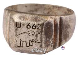 U 662 Elephant U-boat WW2 German ring naval submarine U-Boot Kriegsmarine Navy