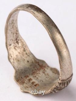 U-Boot U293 Snail on a globe U-boat WW2 German ring naval submarine Kriegsmarine