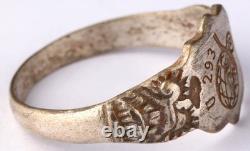 U-Boot U293 Snail on a globe U-boat WW2 German ring naval submarine Kriegsmarine