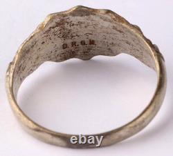 U-Boot U293 Snail on a globe U-boat WW2 German ring naval submarine Kriegsmarine