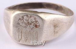 U-boat Kriegsmarine 6. April 1943 Swordfish attack ship U632 WW2 German ring nava