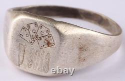 U-boat Kriegsmarine 6. April 1943 Swordfish attack ship U632 WW2 German ring nava