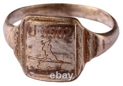 U-boat U3502 England map WW2 German ring naval submarine U-Boot Kriegsmarine Nav U-boat U3502 England map WW2 German ring naval submarine U-Boot Kriegsmarine Nav