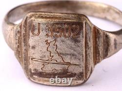 U-boat U3502 England map WW2 German ring naval submarine U-Boot Kriegsmarine Nav U-boat U3502 England map WW2 German ring naval submarine U-Boot Kriegsmarine Nav