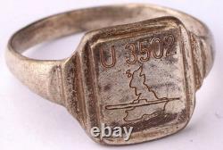 U-boat U3502 England map WW2 German ring naval submarine U-Boot Kriegsmarine Nav