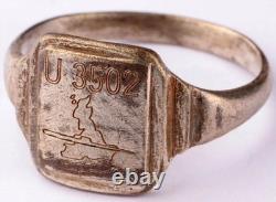 U-boat U3502 England map WW2 German ring naval submarine U-Boot Kriegsmarine Nav
