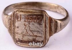 U-boat U3502 England map WW2 German ring naval submarine U-Boot Kriegsmarine Nav