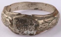U-boat U636 Double horse head WWII German submarine Ring navy war period WW2 set