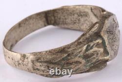 U-boat U636 Double horse head WWII German submarine Ring navy war period WW2 set