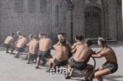 U-boat U636 Double horse head WWII German submarine Ring navy war period WW2 set