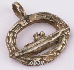 U-boat WW2 German pendant ring naval submarine U-Boot Kriegsmarine Navy Skull