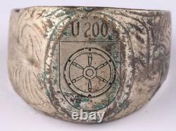 U-boat WW2 German ring U200 naval submarine U-Boot Kriegsmarine Navy WWII Unters