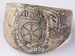 U-boat WW2 German ring U200 naval submarine U-Boot Kriegsmarine Navy WWII Unters