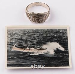 U100 Jaguar 1940 U-boat WW2 German ring naval submarine U-Boot Kriegsmarine Navy