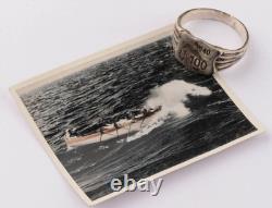 U100 Jaguar 1940 U-boat WW2 German ring naval submarine U-Boot Kriegsmarine Navy