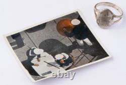 U1007 Kriegsmarine Navy Raven captain with bottle U-boat WW2 German ring naval