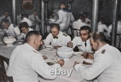 U1007 Raven captain in cap with spyglass or bottle WWII German submarine Ring