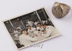 U1007 Raven captain in cap with spyglass or bottle WWII German submarine Ring