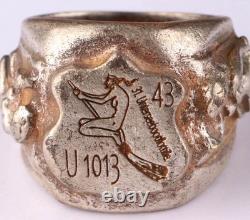 U1013 Woman U-boat WW2 German ring naval submarine U-Boot Kriegsmarine Navy WWII