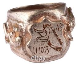 U1013 Woman U-boat WW2 German ring naval submarine U-Boot Kriegsmarine Navy WWII